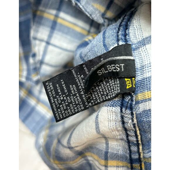 Buffalo Jean's Long Sleeve Button's Down‎ Collared Shirt Plaid  Men's Size Large - Picture 6 of 8